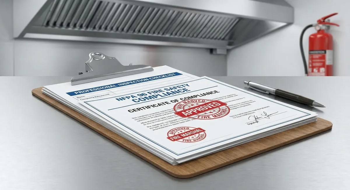 Greensboro hood cleaning compliance documentation, service records, and inspection paperwork